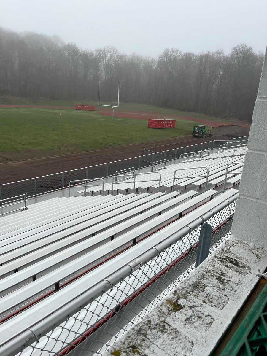 NRockathletics's tweet photo. Shovels are in the ground !
Have to thank everyone in NR admin/BOE and the community for making this a reality for our student athletes!
No place better to play than NR!! #raiderpride
#NRstrong #play4yourcommunity
@NRRedRaider @NRCSDistrict https://t.co/lrk56tteXR