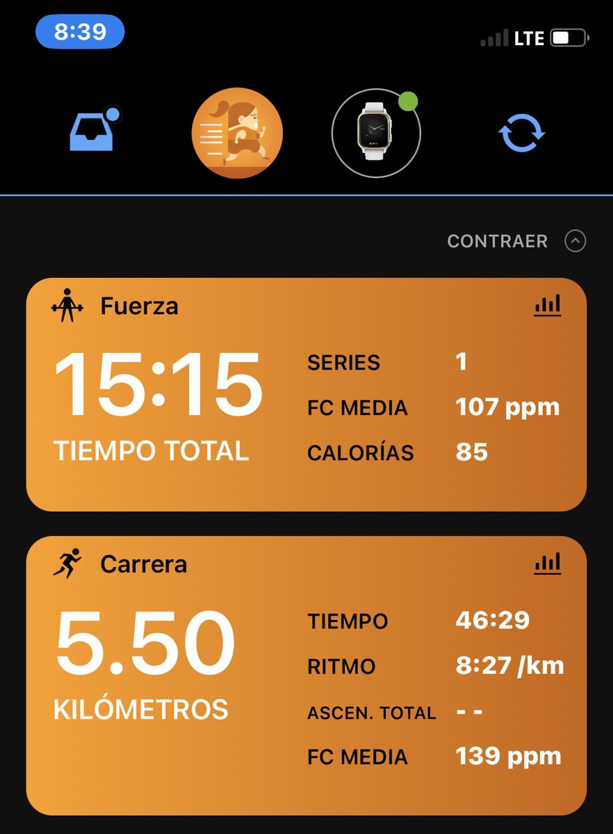 Antes de que caliente mucho el sol, ya se cumplió y también toco ejercicio de fuerza 😨😨😨Coach ⁦<a href="/timijaguar/">Guerrero Jaguar</a>⁩ ⁦<a href="/yoelegicorrer1/">#Yoelegícorrer</a>⁩ 😰😰⁦<a href="/ManicomioRunner/">Manicomio Runner \m/ 🤪 \m/</a>⁩ ⁦⁦@ComuniRunners⁩