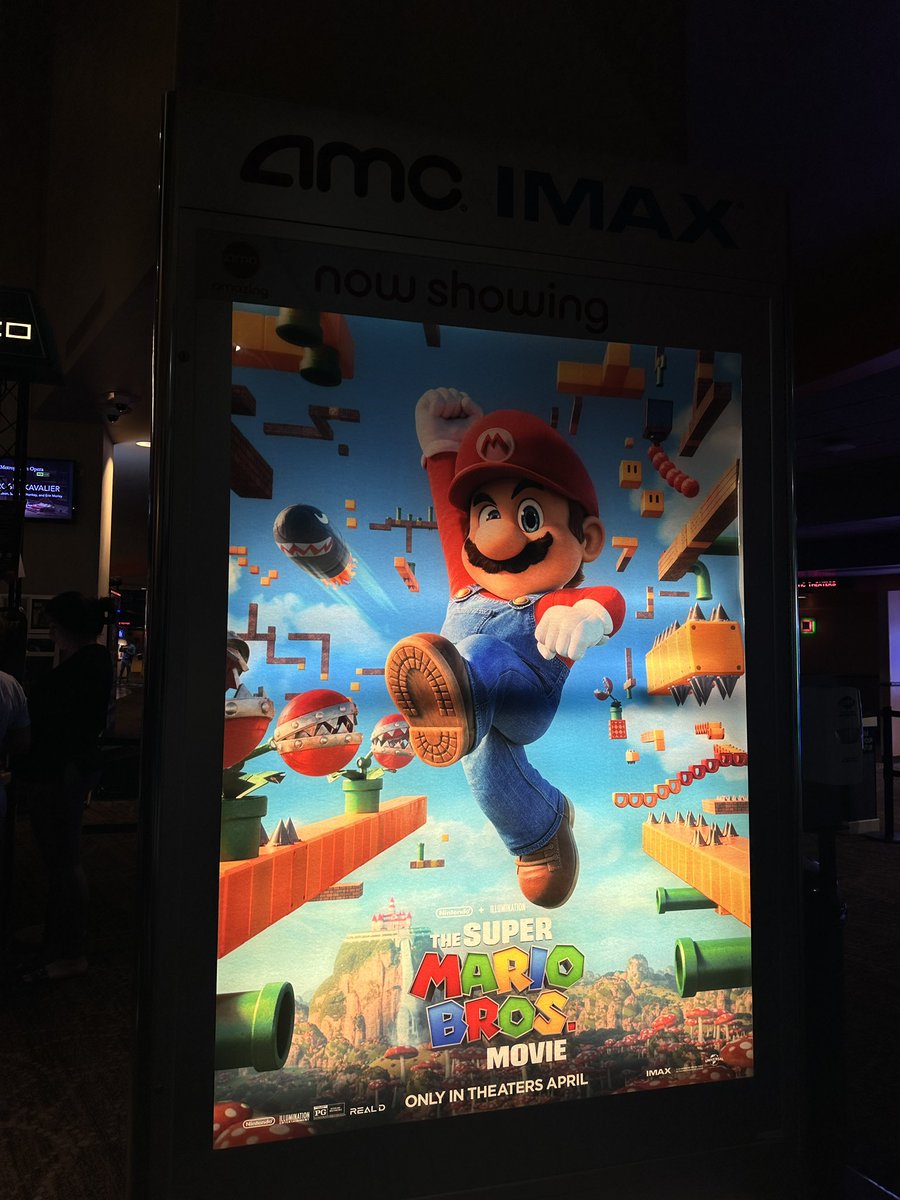 CryptoStockBull's tweet photo. I have a wild prediction that #SuperMarioBrosMovie will break box office records!

I’m already looking to go watch it a second time! #AMC $AMC 🍿 https://t.co/3EXBZrcags