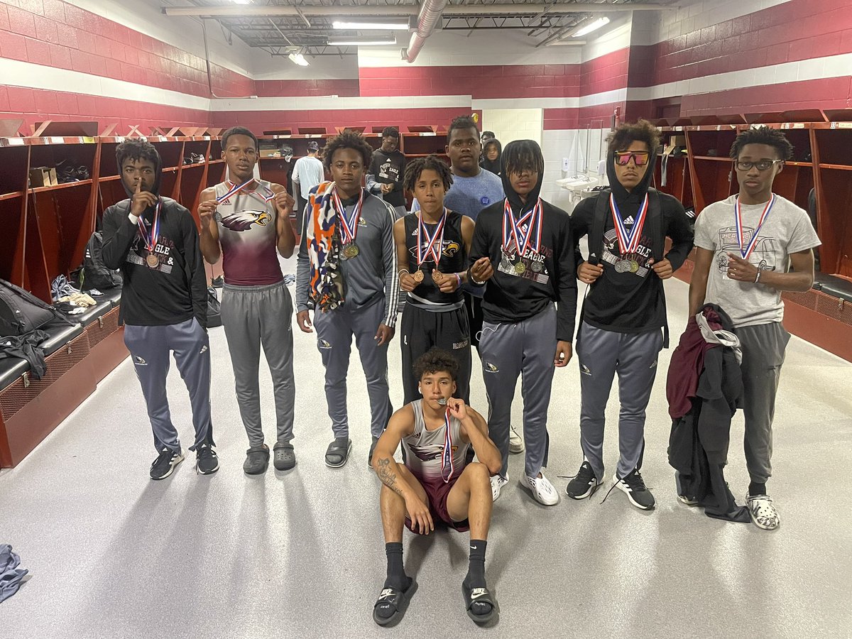 coach_edmonson's tweet photo. These boys put the work in and are headed to Area . congratulations I’m super Proud of them all Jv &amp; Varsity . @HTEAGLETRACK #EagleSpeed #On2DaNext1 https://t.co/JmEHEe609b