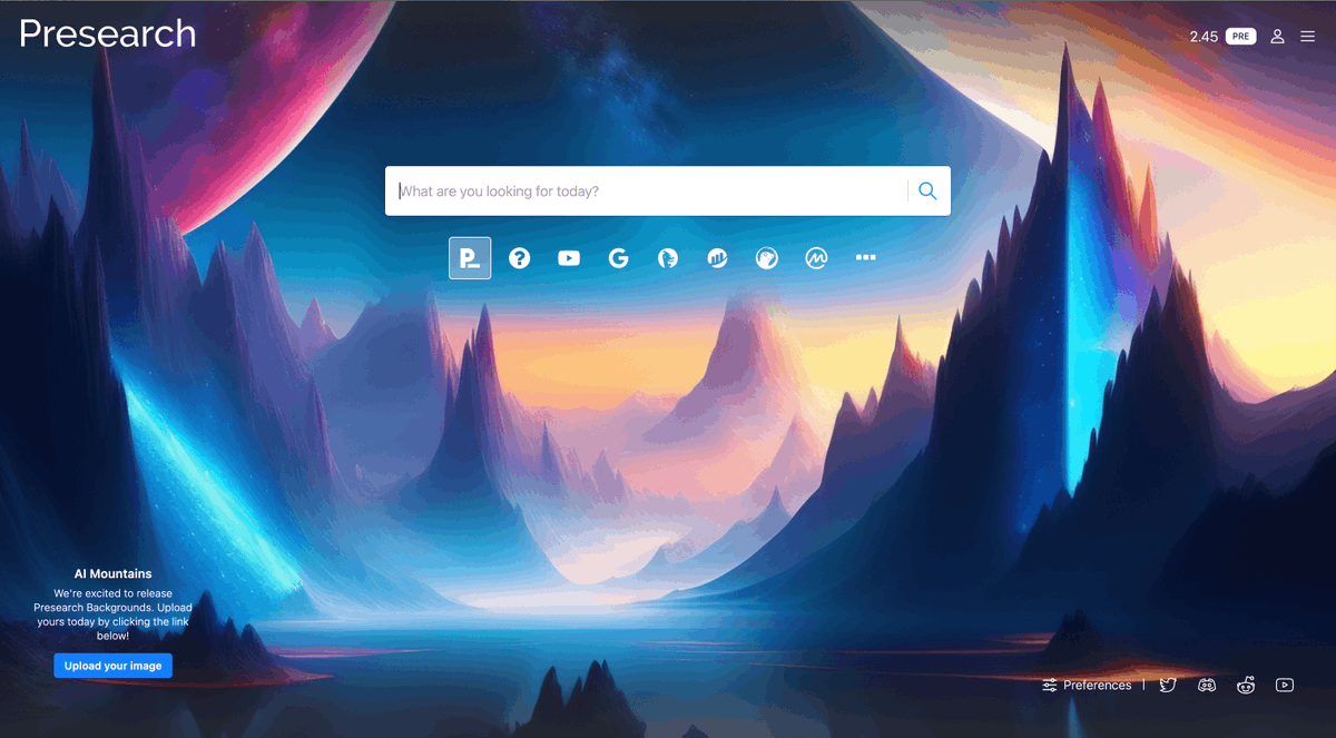 Presearch tweet media