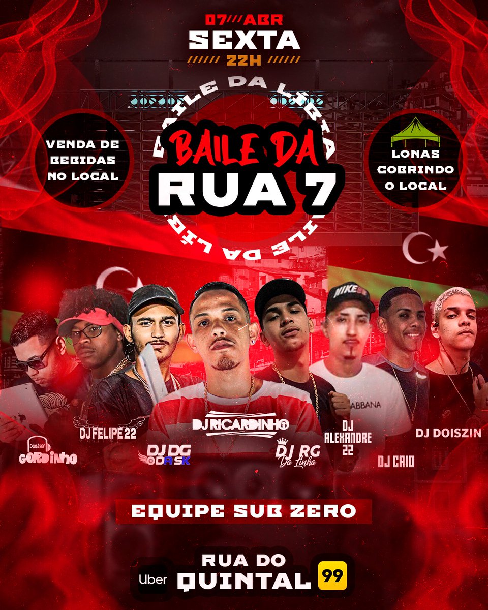 Passando só pra lembrar que sexta Continua o sucesso do nosso Baile da Libia, com vários Djs , só brotar e convocar que é sucesso 🔥🚀🦒🇱🇾