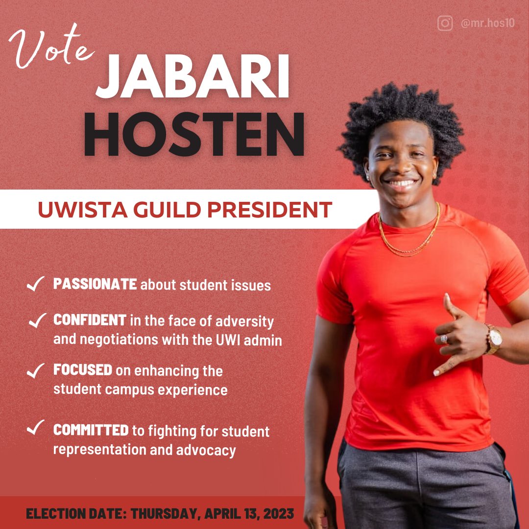 JabariHosten's tweet photo. On April 13th, there’s only one name that makes sense for your Guild President 🙏🏾🫡 https://t.co/KuVVauJZOG