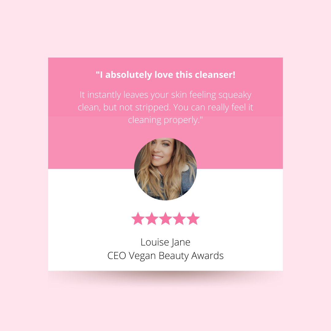 MuLondon Organic Rose, Rosehip &amp; Rosemary Foaming Cleanser is a Vegan Beauty Award Winner. 🌹 🏆 🥳

"I could see my skin improving—it was more even, my pores more refined, and my overall complexion was glowing." - Louise Jane, CEO Vegan Beauty Awards

MuLondon.com