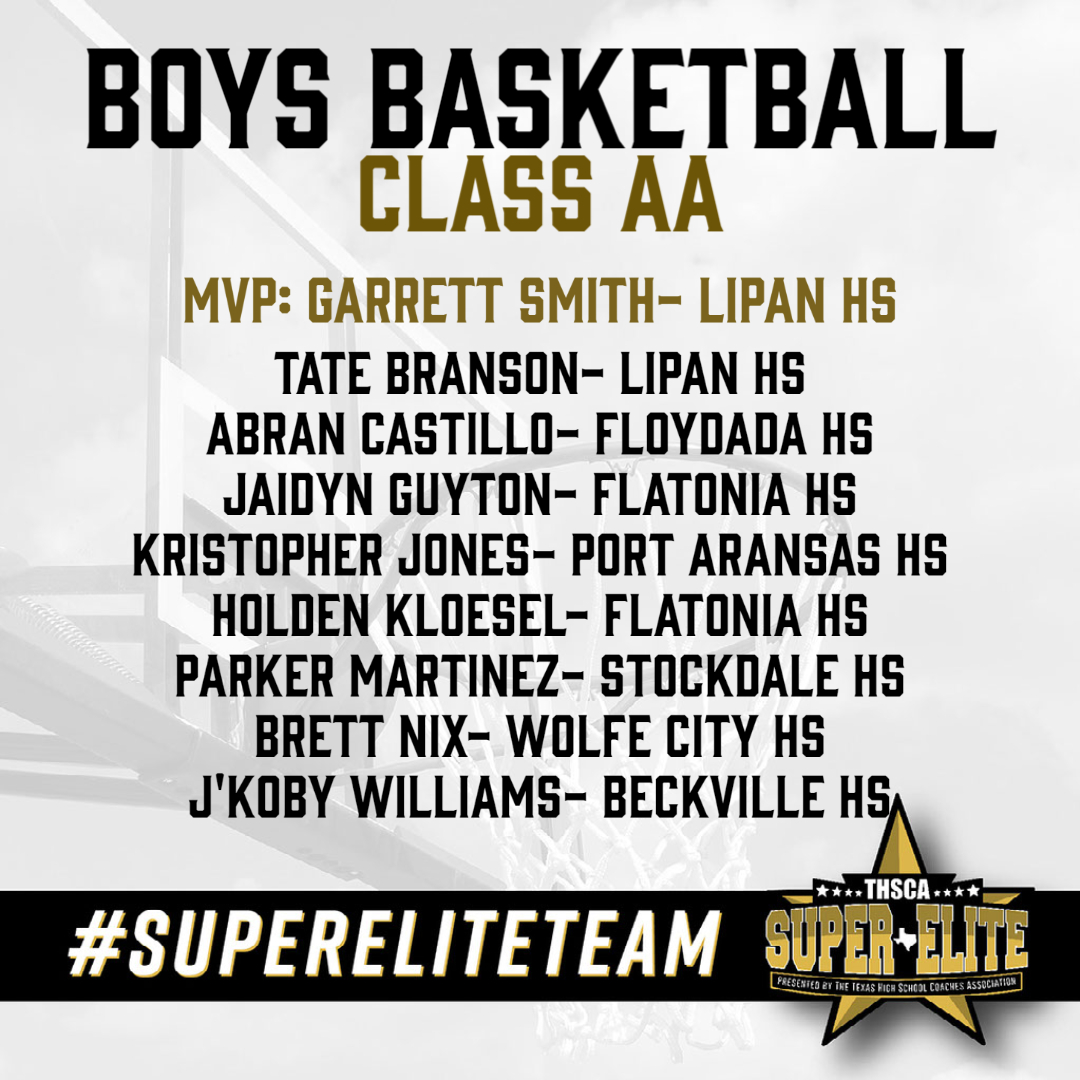 Congratulations to these athletes for making the first-ever THSCA 2A Boys Basketball #SuperEliteTeam!🔥👏 This award is given to athletes across Texas for their admirable athletic achievements!

thsca.com/super-elite-te…