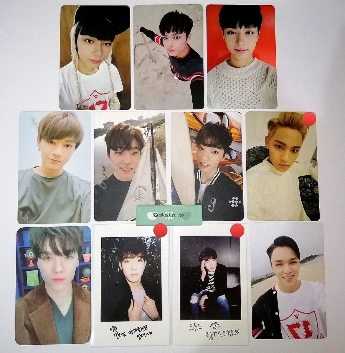 akodin_ito's tweet photo. LFB WTS ONHAND

Seventeen album photocard 

—🔴1: 3 unmarked
— unmarked 1:1 ratio 
—prio taking more
—prio payo/50%dp,3days rb
—good condi
—dm/reply to mine

t. going seventeen svt ymmd day dawn boys be jun dino mingyu wonwoo vernon https://t.co/MywCGa26Jz