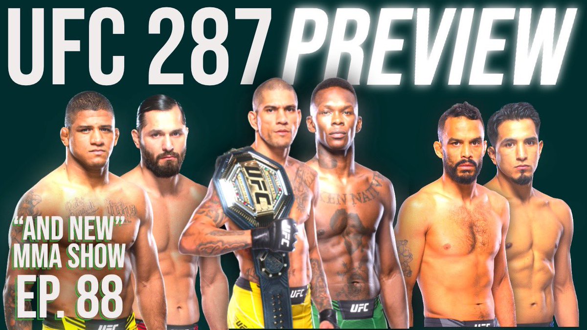 andNEW_mmashow's tweet photo. https://t.co/omVNoaeIx7
👆👆👆

NEW EPISODE 🚨 JOIN US as we discuss this weekend’s massive PPV UFC 287, also PFL 2 this Friday. We also recap action from this past weekend, PFL and Bellator 293, plus trivia and headlines. Check us out! #andNEW https://t.co/Wl3r8AotXT