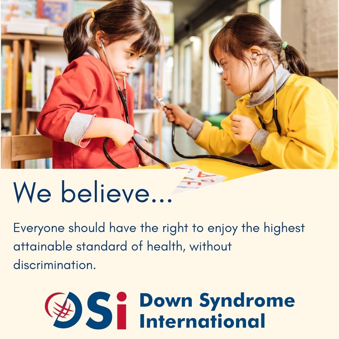 Many people with Down syndrome do not receive the quality of healthcare required to be able to lead full, healthy lives. We advocate for inclusive health systems. Read more: ds-int.org/Listing/Catego… #DownSyndrome #Trisomy21 #InclusiveHealth #Advocacy #SelfAdvocacy