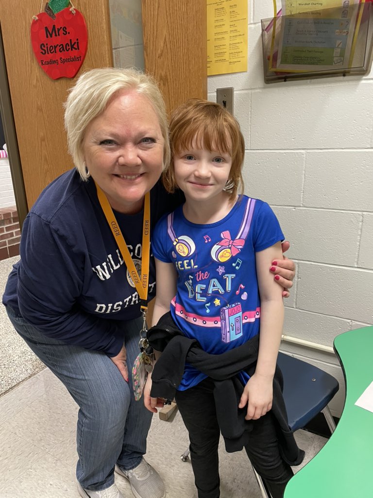I only have 36 more days with students before retirement. A student came to me this morning to show off her new hairstyle, the Mrs. Slee haircut. I can’t even begin to express how much I’m going to miss this job. #ReedRockets #D92Greatness