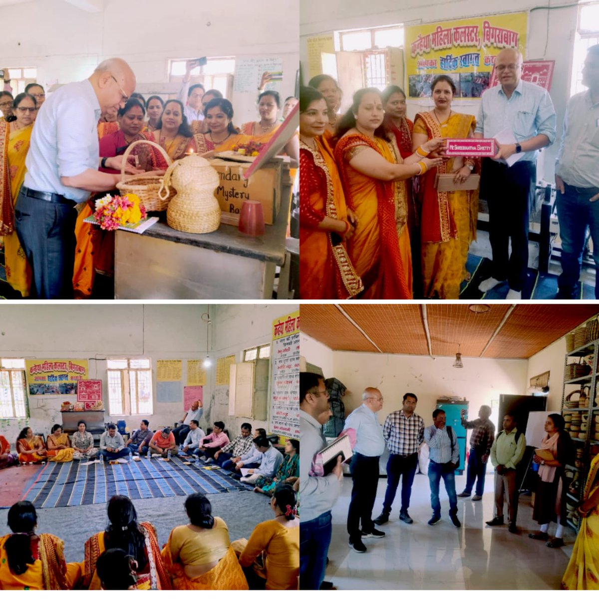 REAPUSN's tweet photo. Some snapshots of IFAD visit at Kanhaiya CLF at Khatima block, US Nagar. 
@basava_ias @nitikakh22 @v_gunwant @REAPUttarakhand @ganeshjoshibjp @usncdo @DeepakG31917790 @joshi_babeeta https://t.co/pHdFkyWVxj