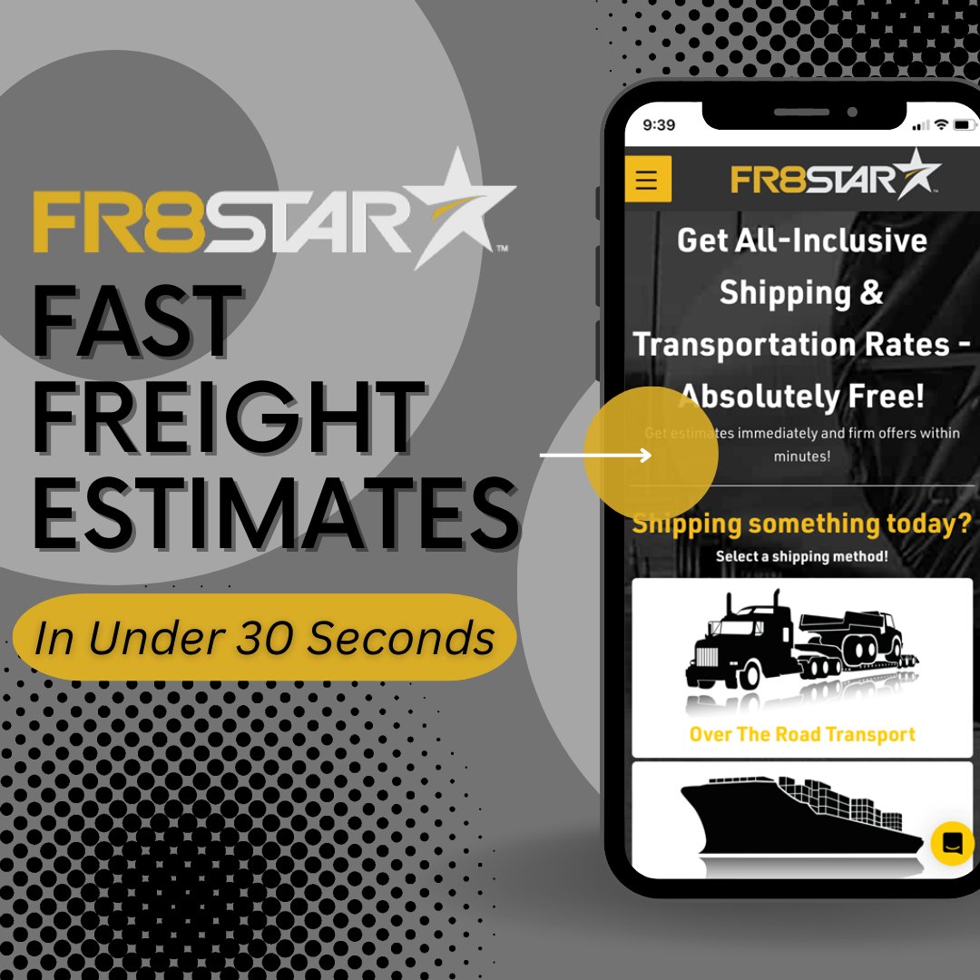 truckpaper's tweet photo. Make your freight shipments and specialized transportation a breeze with @TheFR8Star! Our marketplace offers a streamlined solution for both purchases and rentals/leases.
Contact us at (888) 281-2269 or visit https://t.co/DMqdtR177E to learn more.
#Shipping #FR8STAR https://t.co/Mx75u0AjZq