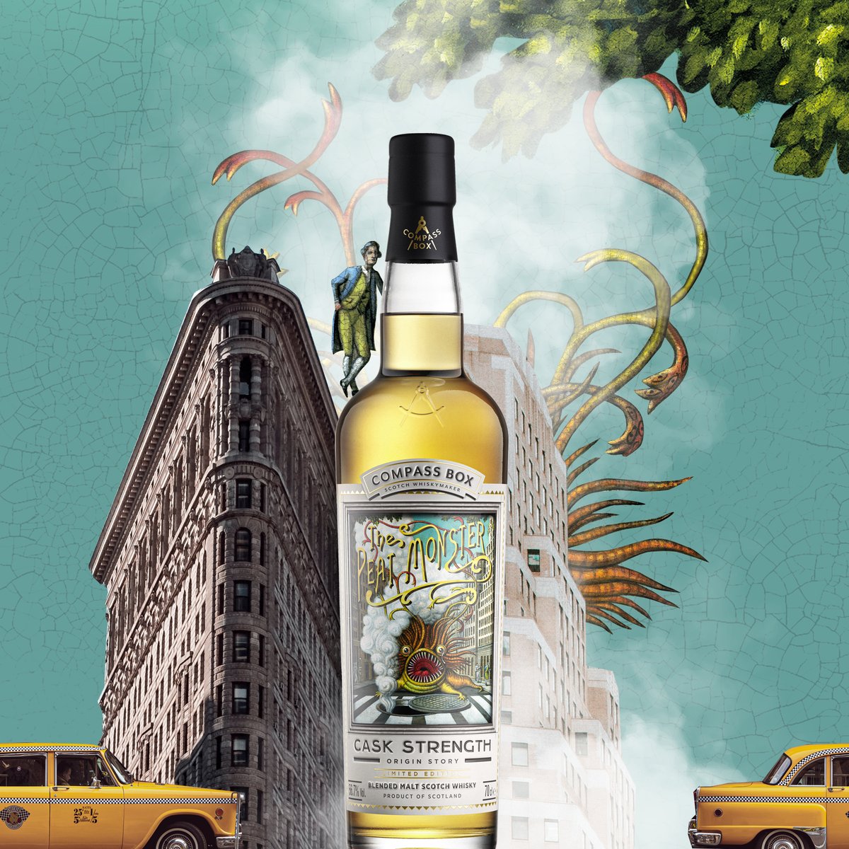 CompassBox's tweet photo. Our latest limited edition celebrates 20 years of The Peat Monster.

It’s also an homage to the art of American coopering, and its influence on the world of Scotch.

Get yours at https://t.co/gEam8i3yMF, and join us in a toast to American oak. https://t.co/GrL0Ux23Su