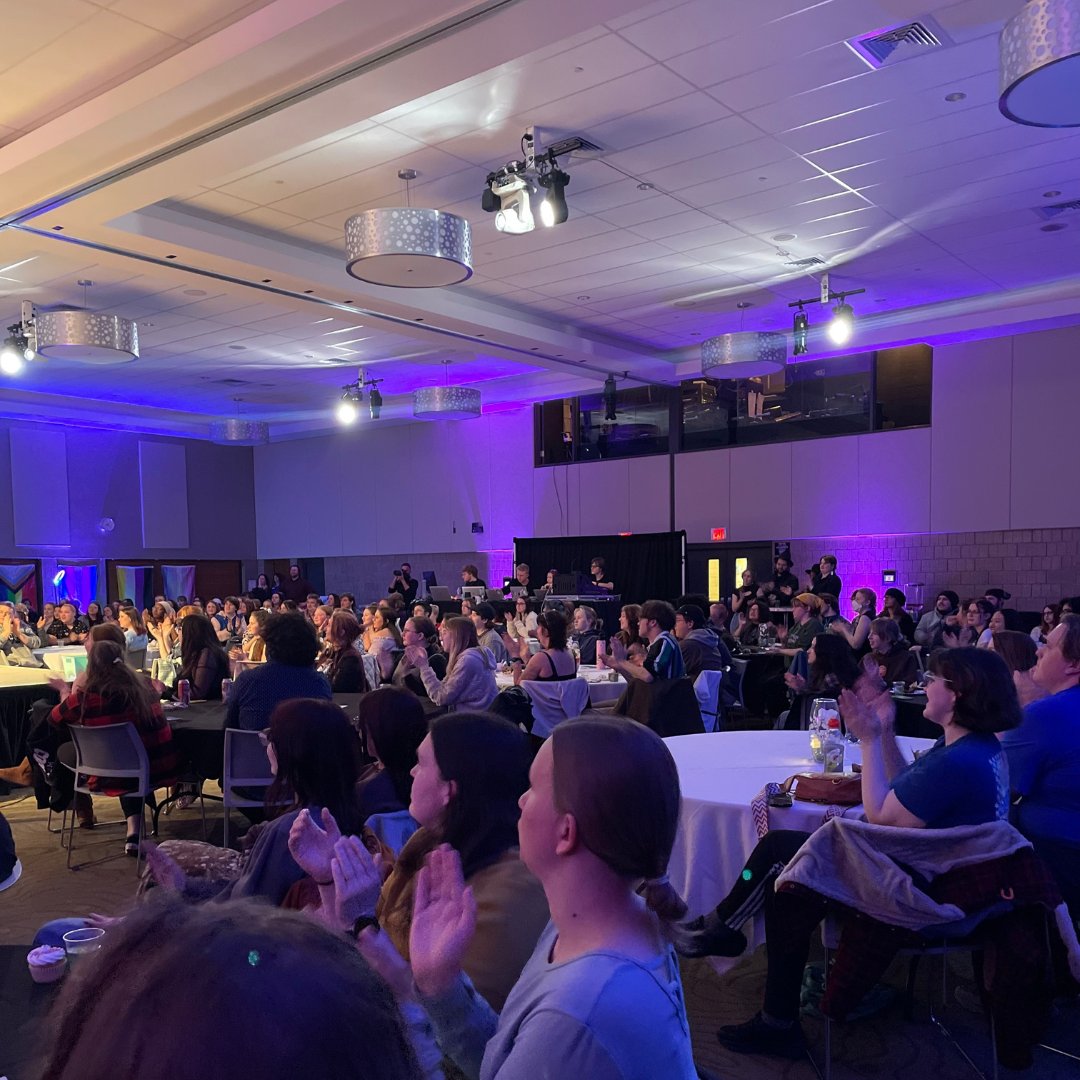 UWStoutMSC's tweet photo. The Transcendence Drag & Burlesque Show was a night we will never forget! Thank you to all of the amazing performers from the Transcendence Cabaret and our audience for attending our Trans Day of Visibility celebration! #uwstout #stoutproud #TransDayOfVisibility #humanrights https://t.co/1wWTtvYWuI