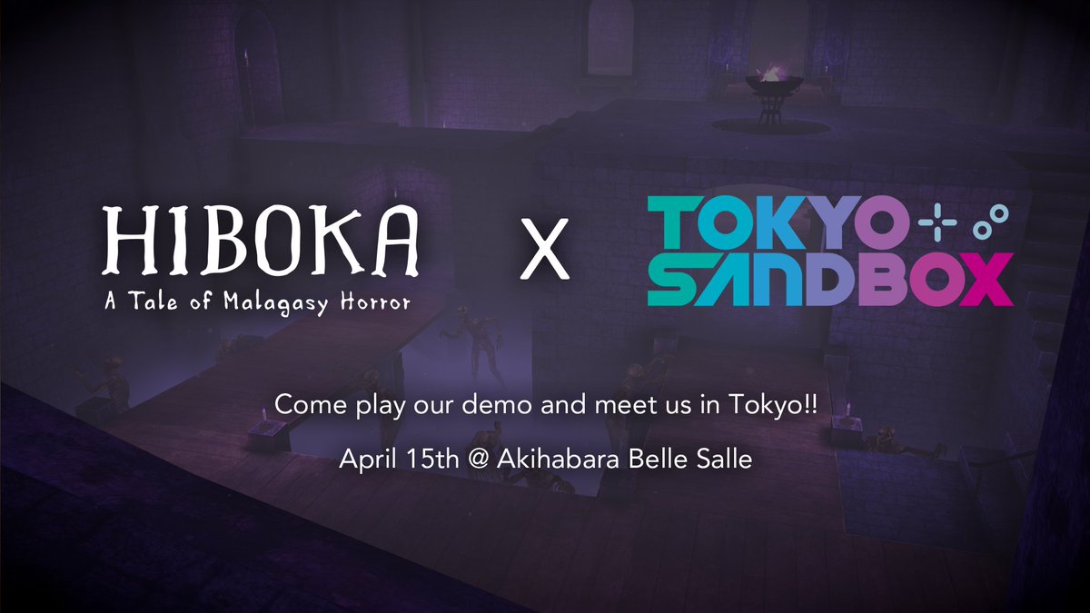 The rumors are true!
We're going to be at <a href="/TokyoSandbox/">TOKYO SANDBOX</a> to introduce Hiboka to Japan for the first time!!!
Drop by and come say hello if you're ever in the Akihabara district!
Event Info: eventsforgamers.com/event/tokyo-sa…
Website: tokyosandbox.com
#TOKYOSANDBOX #indiedev
