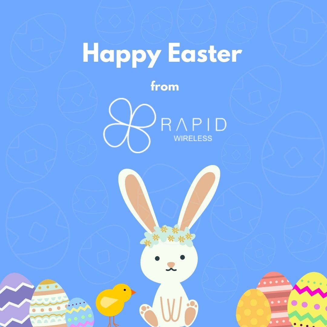 RapidWireless's tweet photo. Wishing everybody a Happy Easter full of joy and chocolate! Best wished from Team Rapid🐥 🐇 🌼 🍫 🥕 🌱 

#easter2023 #happyeaster #eastereggs https://t.co/KQj9FQl9yC