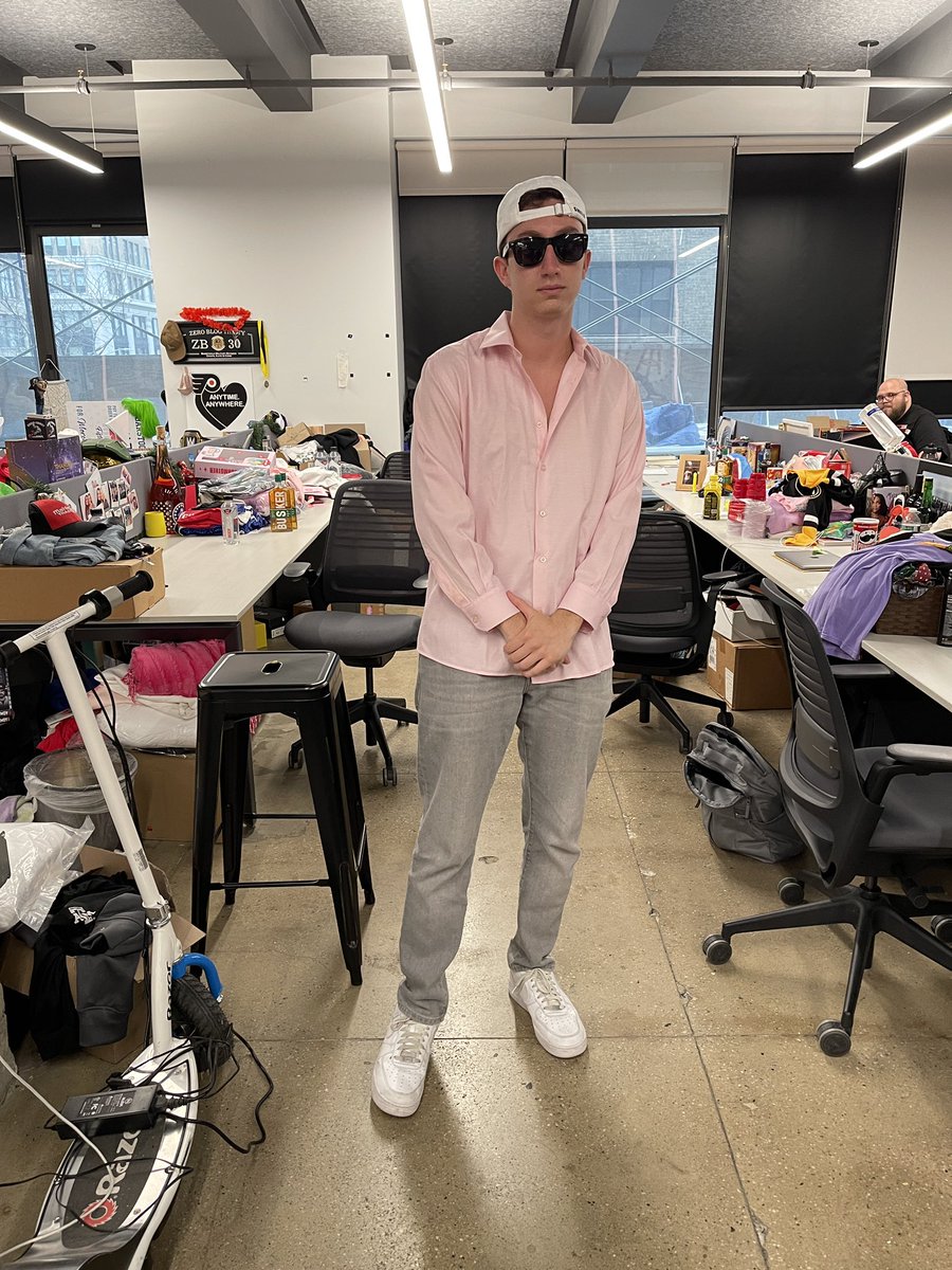 TomScibelli's tweet photo. After months of inviting myself on the show, I finally made my @planbriuncut debut. Meet my alter ego Chase https://t.co/uyDLOyJMEG