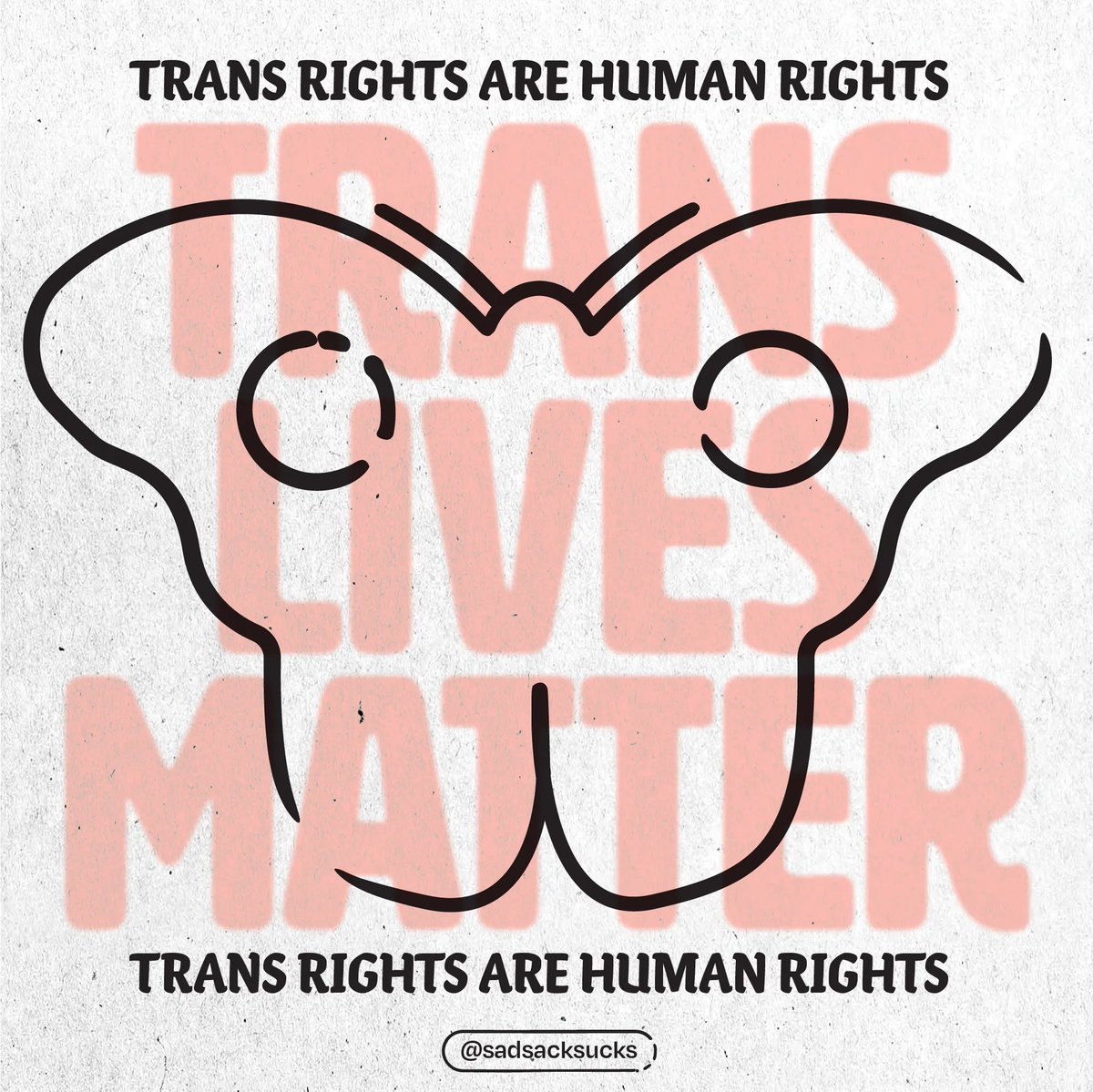 SadSackSux's tweet photo. Our world's trans population deserves to be protected 🖤. Look our for our trans brothers and sisters. Care for them. Protect them from the darkness of this world. 
.
#translivesmatter #protecttranspeople #onelove #punkrock #sadsack #mentalhealth #illustration #typography https://t.co/sipx4M6Q8u