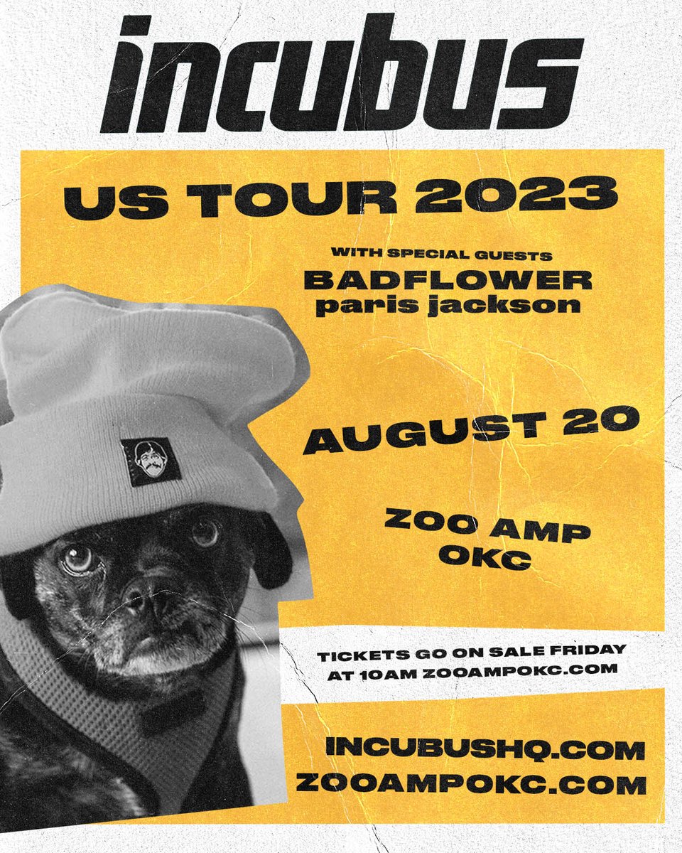Want in on the presale for <a href="/IncubusBand/">Incubus</a> at <a href="/ZooAmpOKC/">The Zoo Amphitheatre</a> on 8/20? Use the presale code "KATT" to get your tickets before they are on sale to the public! Presale window is from 10am-10pm TODAY ONLY! 
Ticket info: bit.ly/3zsRIrG