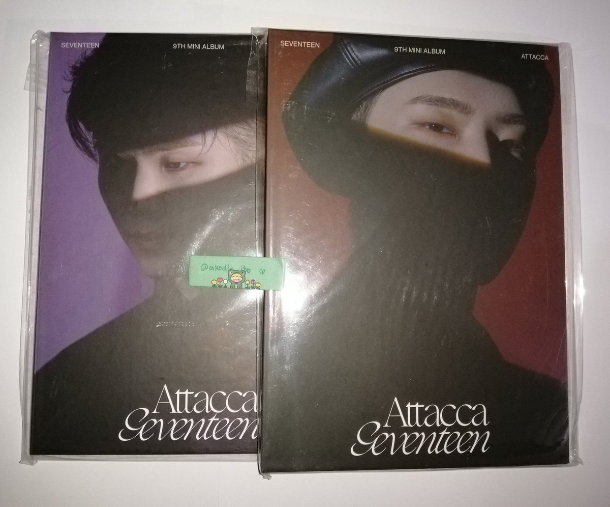 akodin_ito's tweet photo. LFB WTS ONHAND

Seventeen Attacca Carver album

—prio payo/5days dop with dp
— unsealed album but 
complete nrpc+lyric book+cd 

(sold by pair)
300ea 
A: Wonwoo, Mingyu,
Jeonghan,Hoshi,The8 
250ea 
B: Dino,Woozi,Vernon 

Dm/Reply to mine https://t.co/8lVaUhmqfe