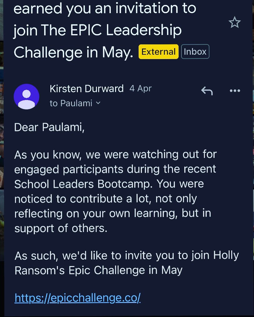 I feel great when you are acknowledged for your effort as a participant. It was amazing to attend #schoolleadersbootcamp sessions and collaborate with great leaders Thanks to <a href="/toddle_edu/">Toddle</a> and <a href="/HollyRansom/">Holly Ransom</a> excited to be a part of the Epic Challenge