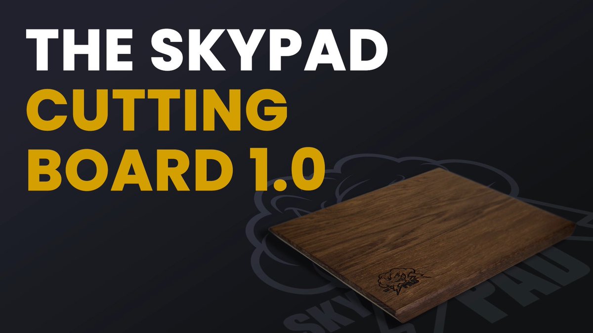 Looking to bless someone with the revolutionary....

🌩 SkyPAD Cutting Board 1.0🌩

How to Enter:
▫ Follow @SkyPADgg 
▫ RT + Like this tweet

🗓 Ends in 48 hours! (April 8th) 
Discord.gg/SkyPAD