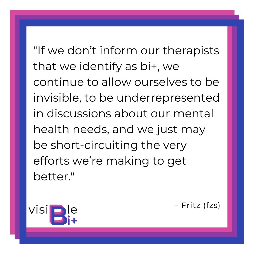 visiblebiplus's tweet photo. From Fritz on Visible Bi+: https://t.co/l7dp7gHL2a
#BisexualAwareness #MentalHealthAwareness #MentalHealthMatters https://t.co/NMtfNxZN2T