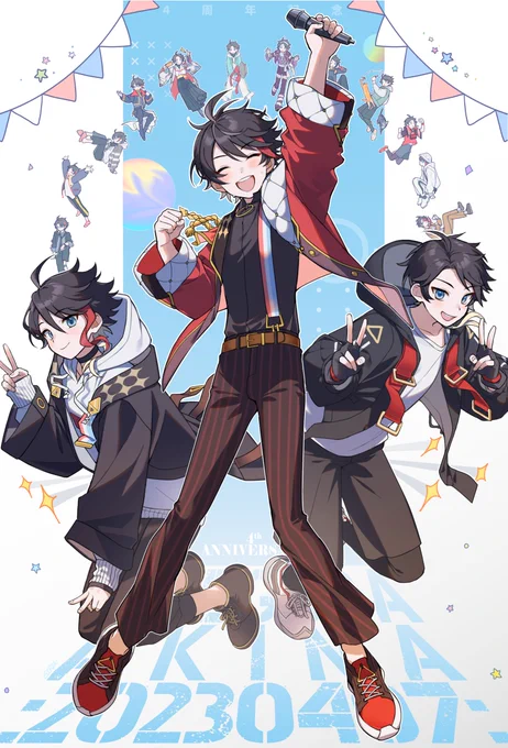 #さ絵ぐさ #三枝明那4周年4周年おめでとうございます 