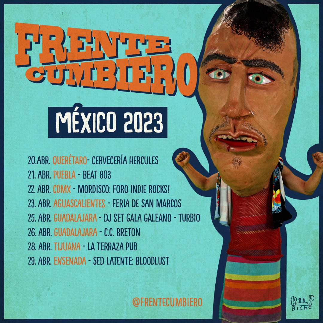 MEXICO AQUI VAMOS LLEGANDO!!

Boletería aquí: linktr.ee/Fcumbiero