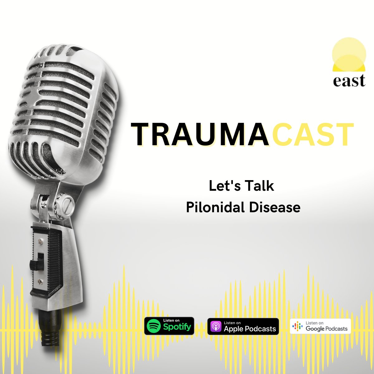 EAST (@east_trauma) on Twitter photo In this EAST Traumacast, Drs. <a href="/TatiCPCardenas/">Tatiana C. P. Cardenas</a> and <a href="/ldel302/">Lauren Dudas</a> discuss pilonidal disease with Dr. Patrick McGonagill and Dr. <a href="/JogaIvatury/">Joga Ivatury</a>. Hear about how to plan your acute intervention w/out being detrimental to definitive options among other highlights: bit.ly/3kLOj31 In this EAST Traumacast, Drs. <a href="/TatiCPCardenas/">Tatiana C. P. Cardenas</a> and <a href="/ldel302/">Lauren Dudas</a> discuss pilonidal disease with Dr. Patrick McGonagill and Dr. <a href="/JogaIvatury/">Joga Ivatury</a>. Hear about how to plan your acute intervention w/out being detrimental to definitive options among other highlights: bit.ly/3kLOj31