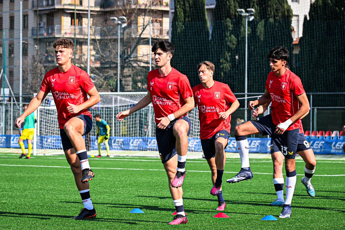 GenoaCFC's tweet photo. ๐โฑ๏ธ Grifoncini pronti a scendere in campo contro la Fiorentina nella semifinale di #PrimaveraTIMVISIONCup! ๐ด๐ต
โฝ๏ธ๐ #GenoaFiorentina https://t.co/pLYs0oNO7I