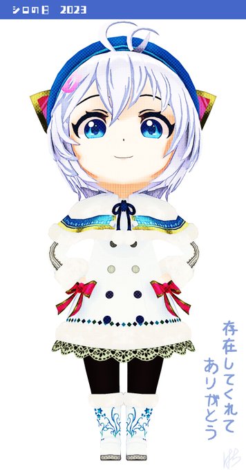 「siro (dennou shoujo youtuber siro) blue headwear」Fan Art(Latest)