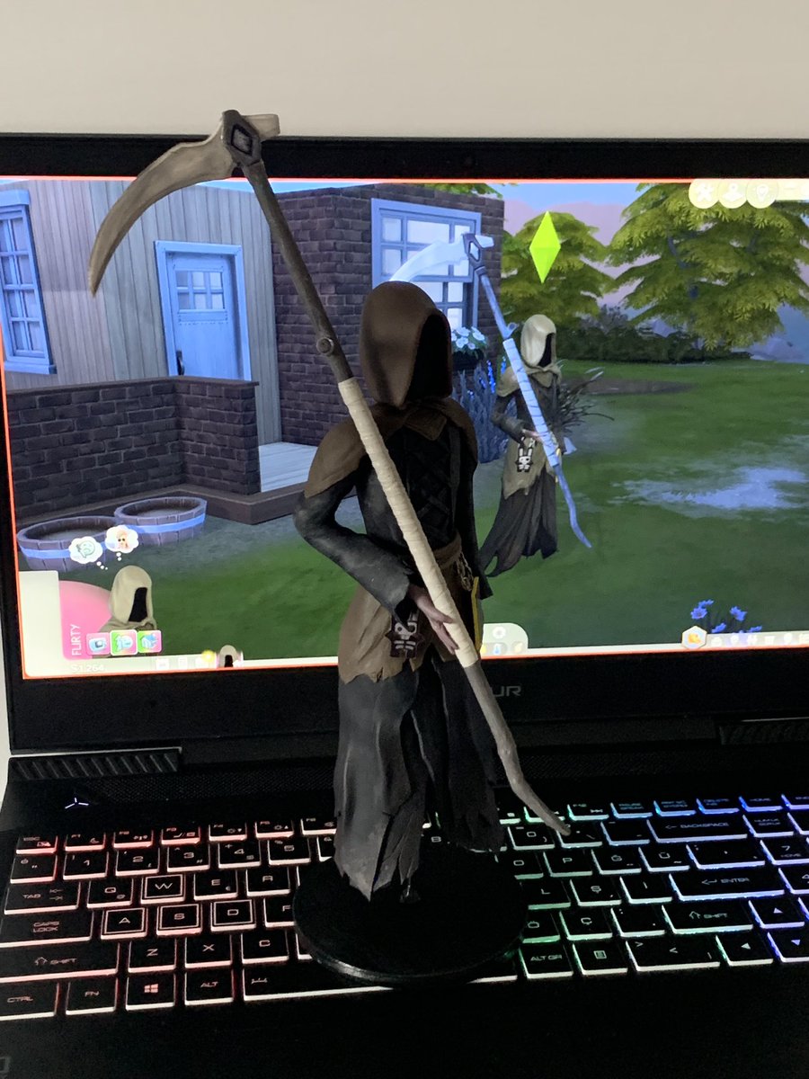 lanarinay's tweet photo. Sims 4’ün Grim Reaper’ini yaptım.. 💀
#TheSims4 https://t.co/SvPGDN3Njb