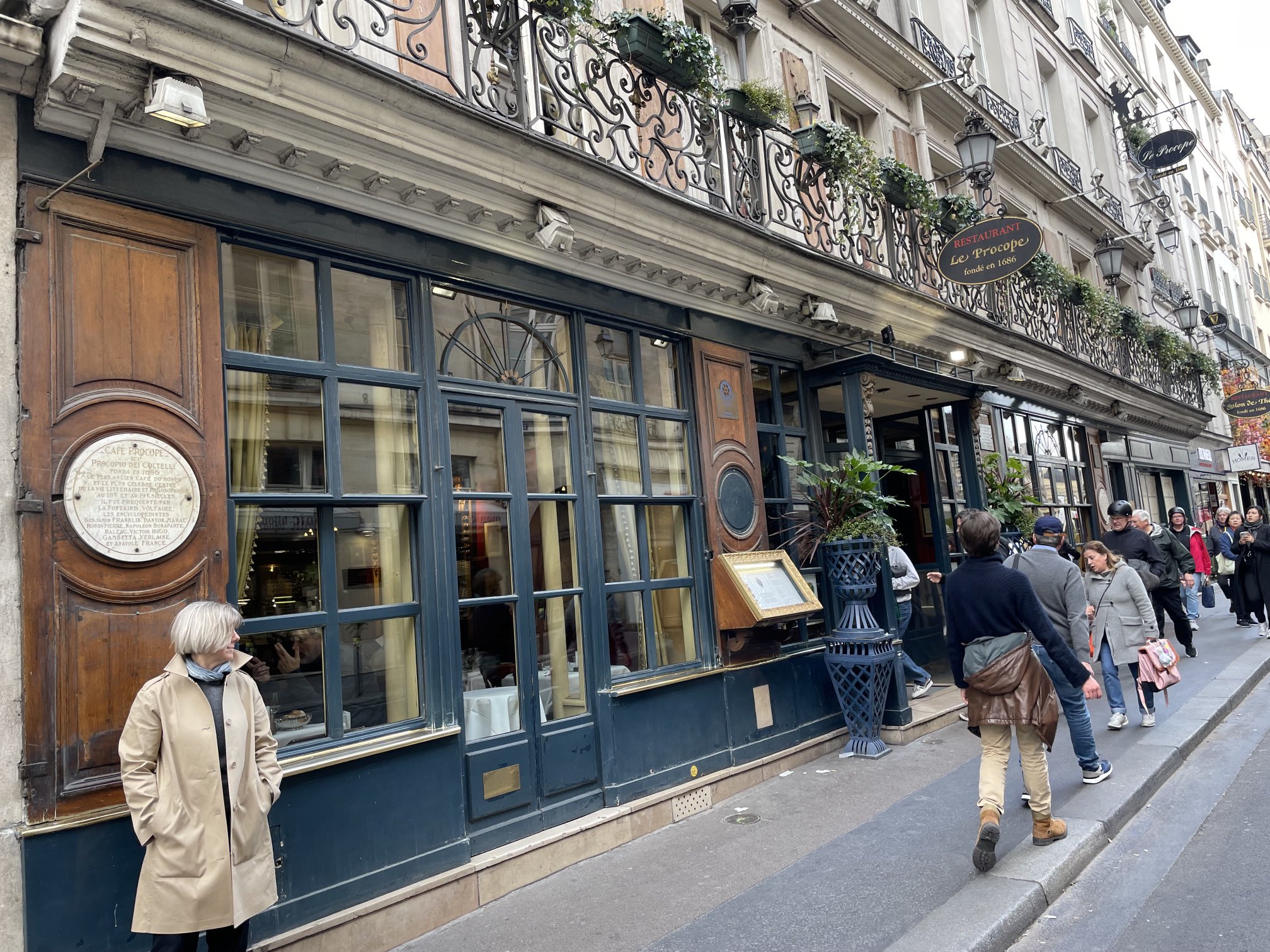 Cafe Gourmand at Le Sancerre, De Marais, Paris