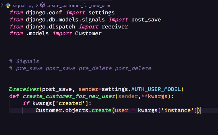 anil_code_808's tweet image. Basics Of Signals
Creating Signals
Registering Signals
Customizing Signals
Making Your Own Signals

#django #Django
