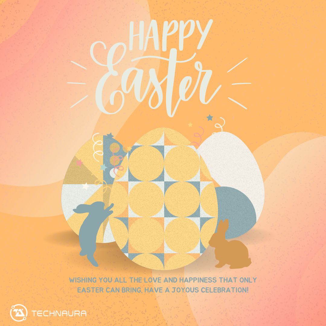 technaura's tweet photo. "Happy Easter from all of us at Technaura! May your day be filled with joy, love, and lots of chocolate! 🐰🥚🍫
#Easter #HappyEaster #Technaura #realtimedata #fastdata #TechEaster #EasterCelebration https://t.co/cKwGYObTHl