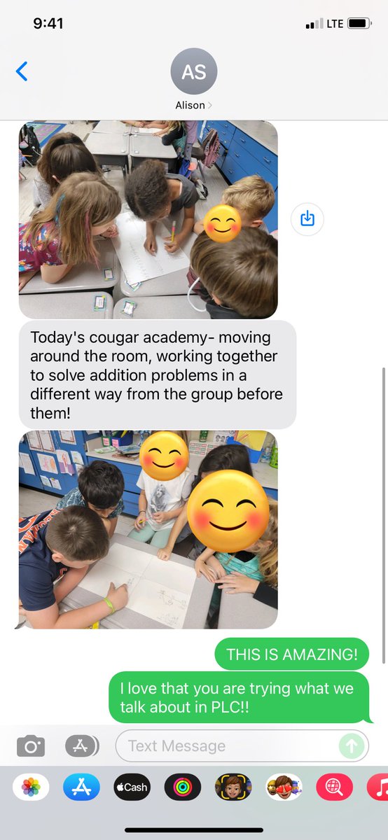 mrshudnall_tx's tweet photo. One of the things I love most about supporting and collaborating with teachers…when they share how they implement ideas we discuss during PLC, the very next day! Thank you so much @stanfieldallis1 this made my day! 🐾💙@PGE_CougarCubs
#multiplestrategies #passtheproblem https://t.co/wiMmaVd2mQ