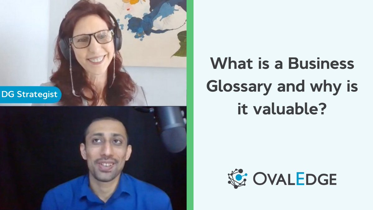 OvalEdgeData's tweet image. The value of a #businessglossary is a long list as it has many benefits for the organization. Add a few more points to the list by watching this video from our previous LinkedIn Live, Business Glossary Challenges and Solutions!

👀👉 hubs.ly/Q01JPCp-0

#data #dataliteracy