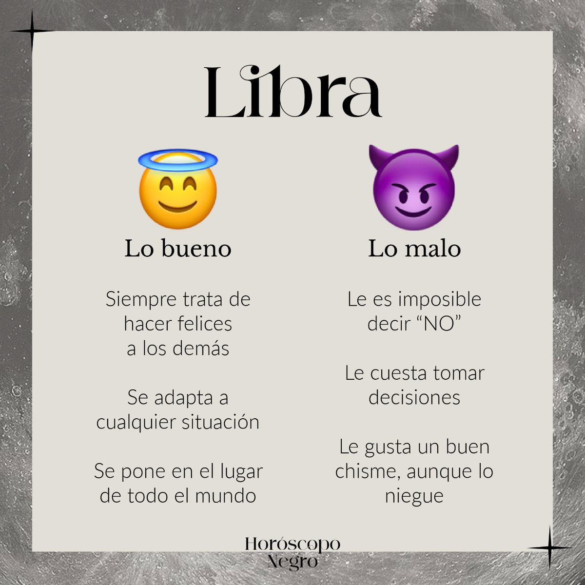 Lo bueno VS lo malo de #Libra ✨🔮✨ #horoscoponegro