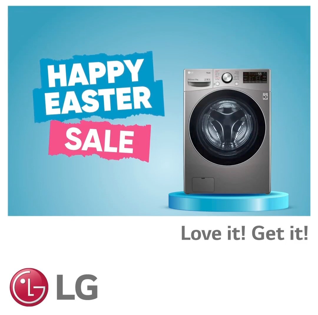 franciscawan's tweet photo. Get your most desired LG home appliances at affordable prices
#celebrateEasterwithLG
#LGEaster
#LG100Club https://t.co/Utz5UGVrND