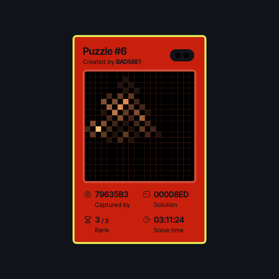 Another <a href="/curta_ctf/">Curta</a> puzzle (by <a href="/wei3erHase/">Weißer 🥕</a>) just ended, so lemme write a little write-up on how I found the solution.

1/n 👇🧵 Let's go!