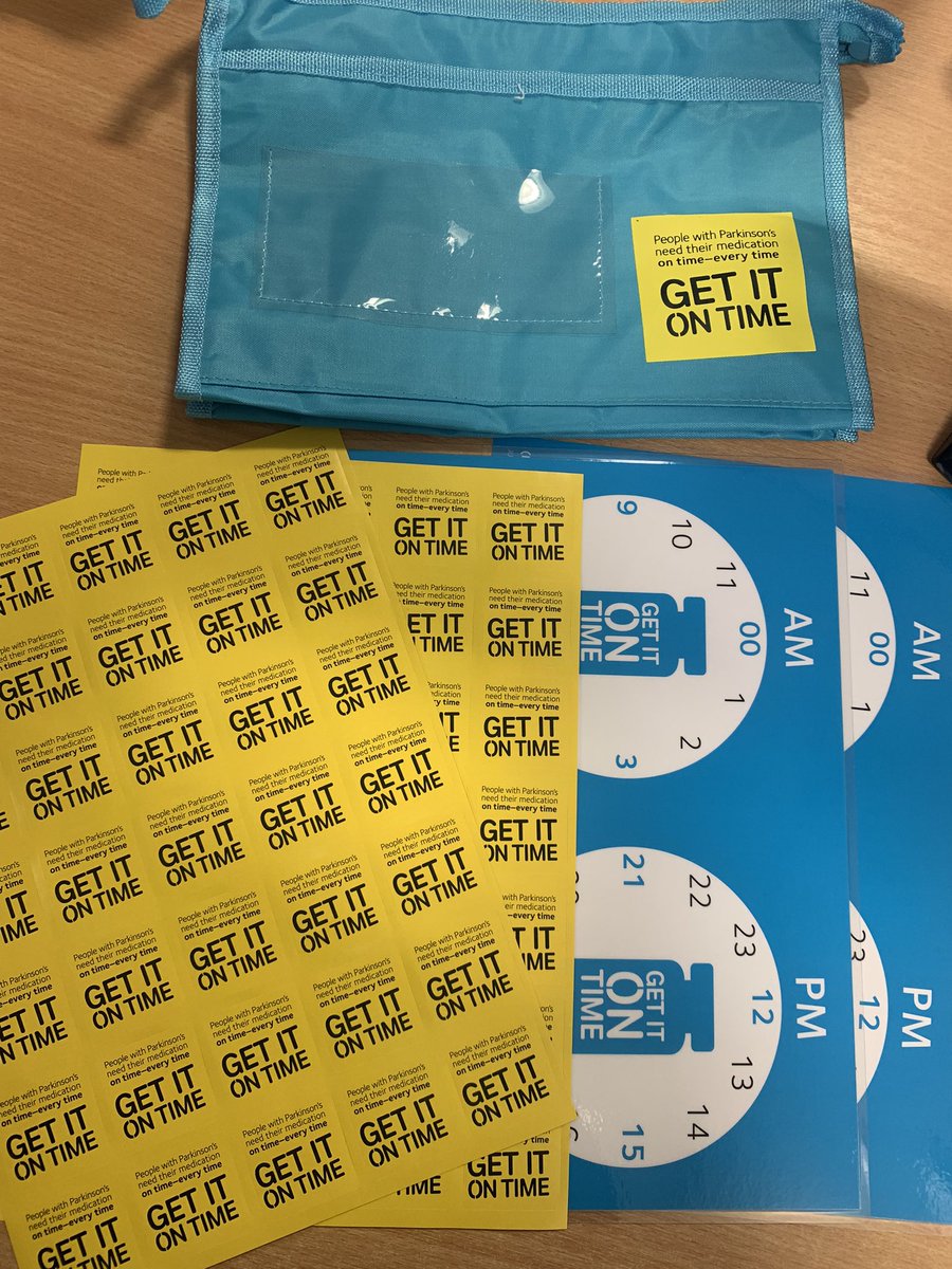 Getting prepared for our stall at @boltonnhsft where the Neuro LTC & Parkinson’s nurses will be at the main entrance for the day for anyone to come and find out more about the #GetItOnTime campaign on World Parkinson’s day April 11th! #ParkinsonsAwarenessMonth @Fiona_Noden