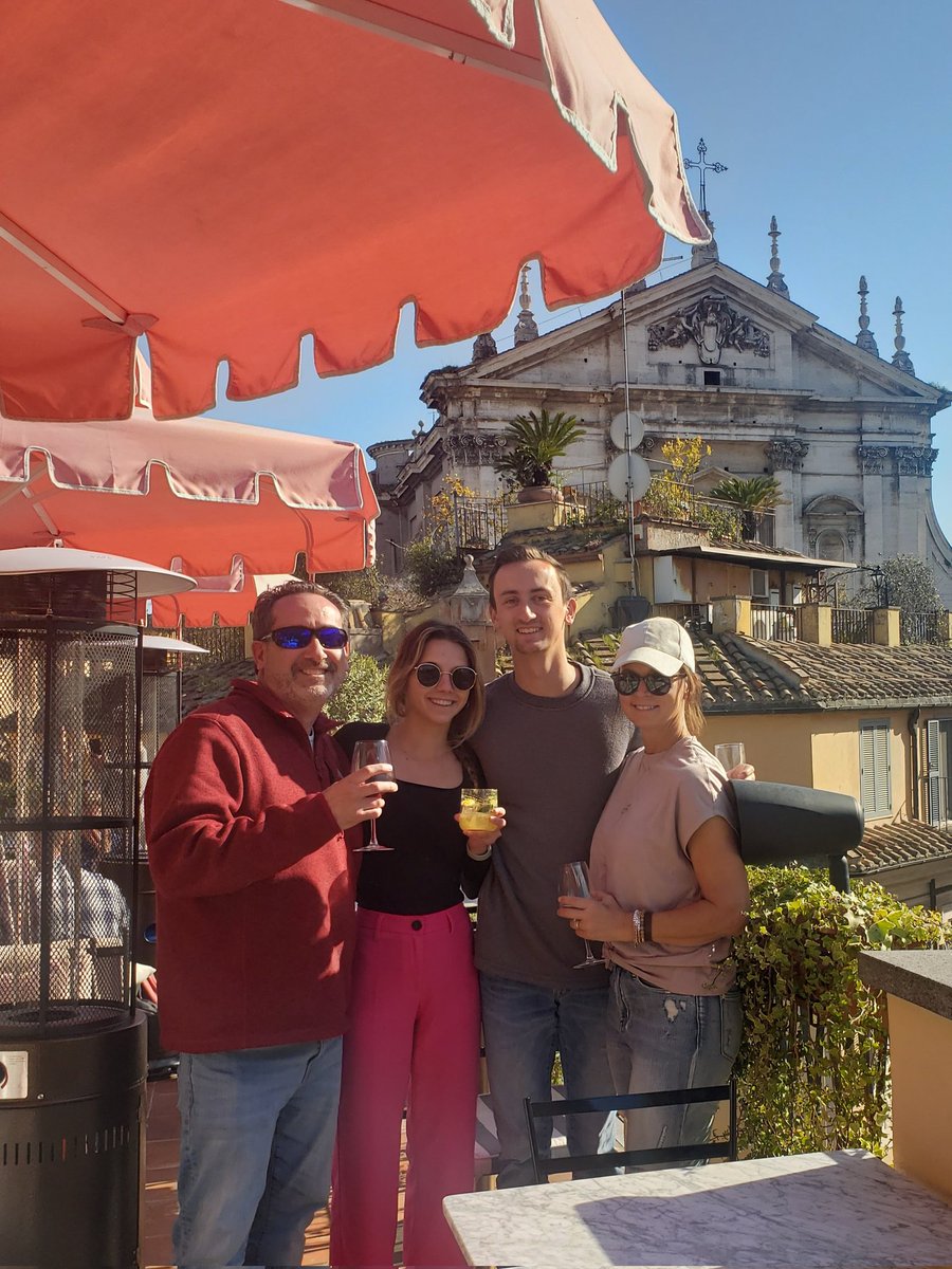 rockyk2121's tweet photo. When in Rome......!!!! @KristaKobel  and I are visiting Kade and @maddieemoseley in Europe https://t.co/bcFUjsFqN1