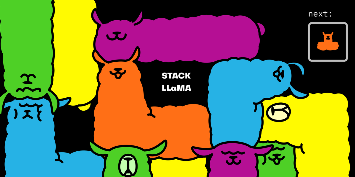 lvwerra's tweet image. Excited to introduce: StackLlama🦙
An end-to-end tutorial for training Llama with RLHF on preference data such as the StackExchange questions!
Blog: hf.co/blog/stackllama
Demo: hf.co/spaces/trl-lib…
Code: github.com/lvwerra/trl/tr…
The resulting model is surprisingly fun!🧵