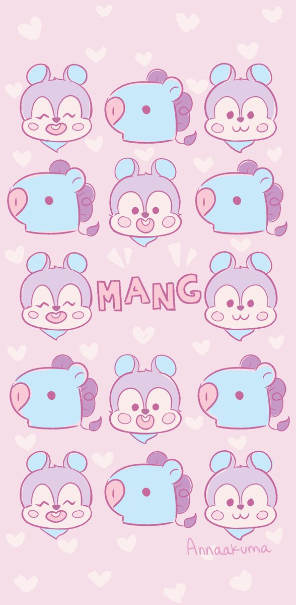 I made a wallpaper of Mang cuz they is so cute 💙
#mang #insidemang #BT21 #fanart #wallpaper