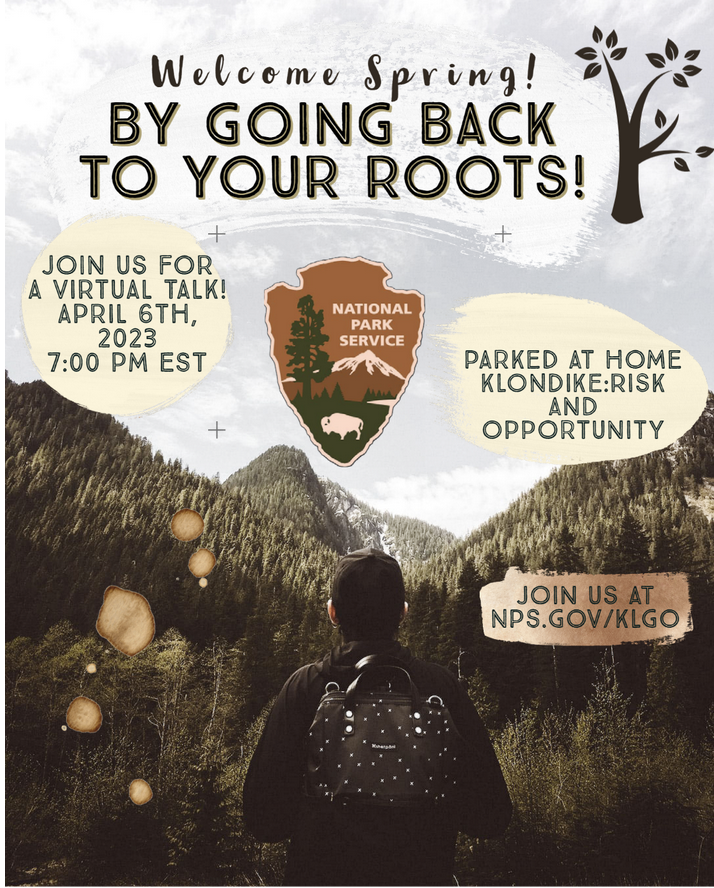 ParkedAtHome's tweet photo. 🧈 TONIGHT! April 6, 7:00 PM EST🧈 #ParkedAtHome presents KLONDIKE: Risk and Opportunity, an exploration of Industrial America’s pioneers from Alaska’s Gold Rush towns to Rhode Island’s mill villages, hosted by @BlackstoneNPS and @KlondikeAKNPS Register at https://t.co/X7Wm3BAQHZ https://t.co/bk8YepeDST