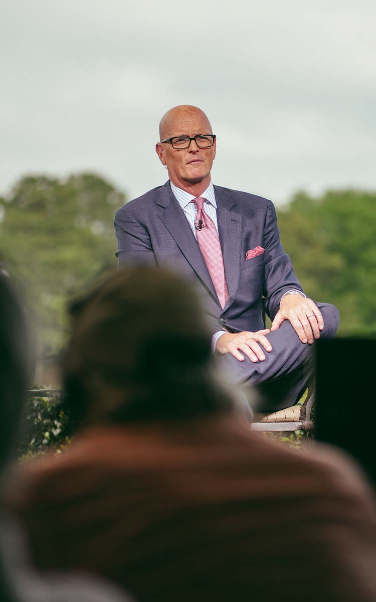 “If all you ever have to say is what you think, then you don’t ever have to remember your lines.”  

At the Masters, I hung out with everybody's friend, Scott Van Pelt, and learned there's a fire beneath the swagger. golf.com/news/everybody…