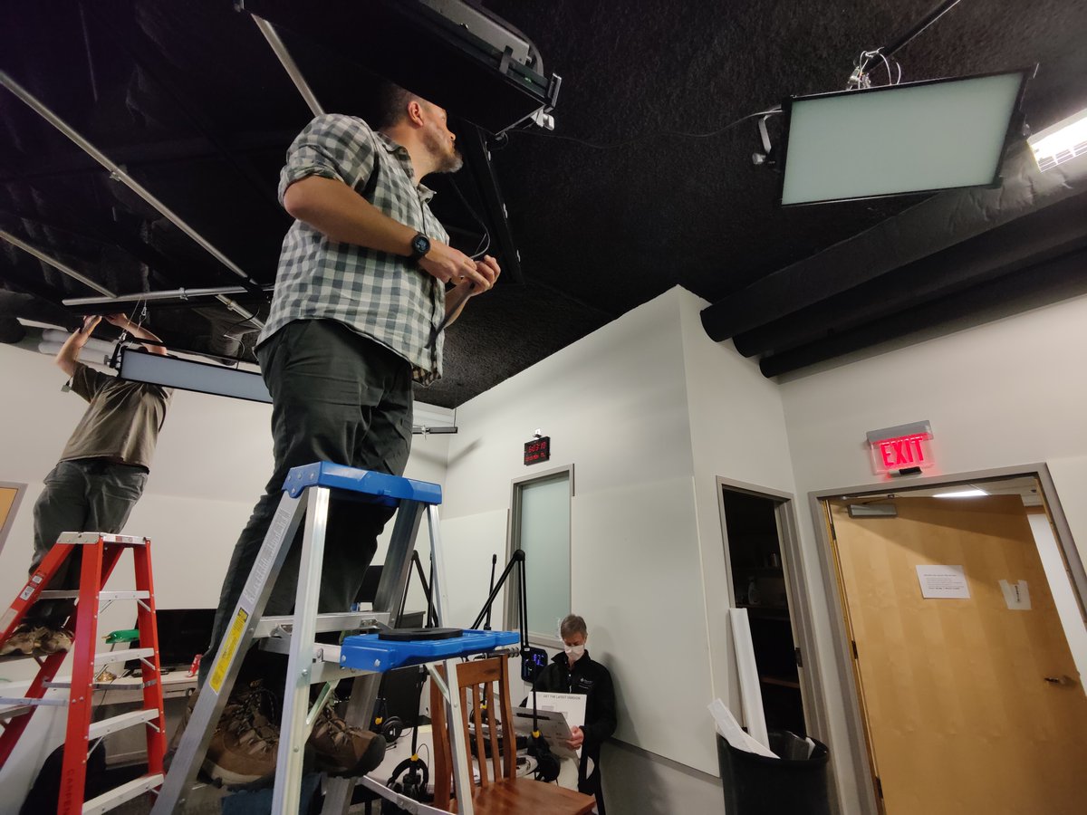 HawkeVideo's tweet image. Last week we posted an article discussing businesses building their own in-house media studios. This week we thought we would highlight a studio building project we helped with directly; revamping the media space at Dana-Farber Cancer Insitute. We hope they enjoy the upgrades!