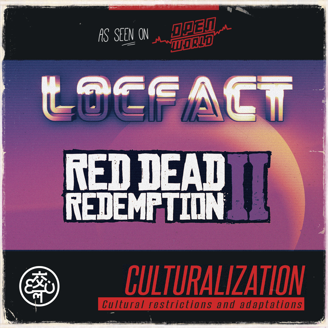 OpenWorldVC's tweet image. 🎮 Video game rating systems can affect videogames’ culturalization and localization processes, but not many people know about this. Time to learn more while we talk about Red Dead Redemption 2!

youtu.be/B0Fvr0_UXVw

#LocFact #VideoGameLocalization