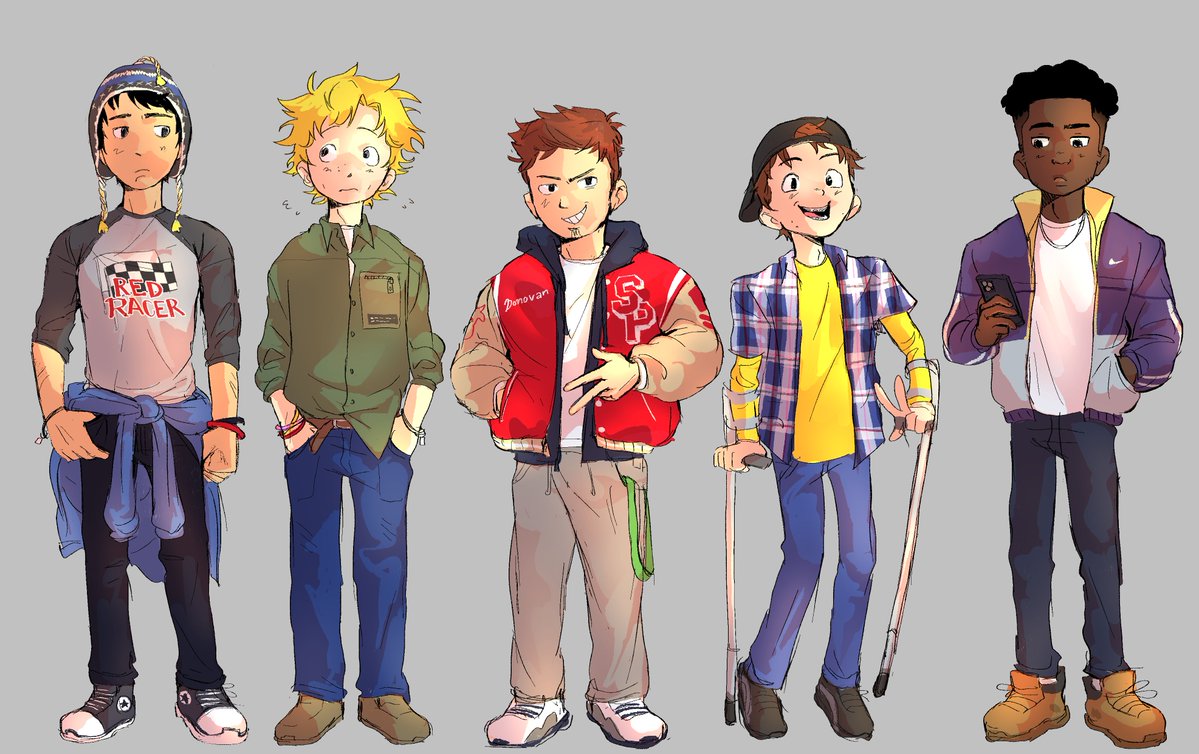 hazukitanuki's tweet photo. wowow all my teen designs #southpark https://t.co/NTaSqqAFkJ