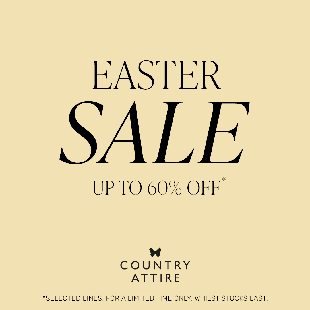 Our Easter Sale is here! 🐣 bit.ly/40TF0xR Get the Bank Holiday weekend off to a cracking start and get up to 60% off selected lines from many of our premium lifestyle brands.